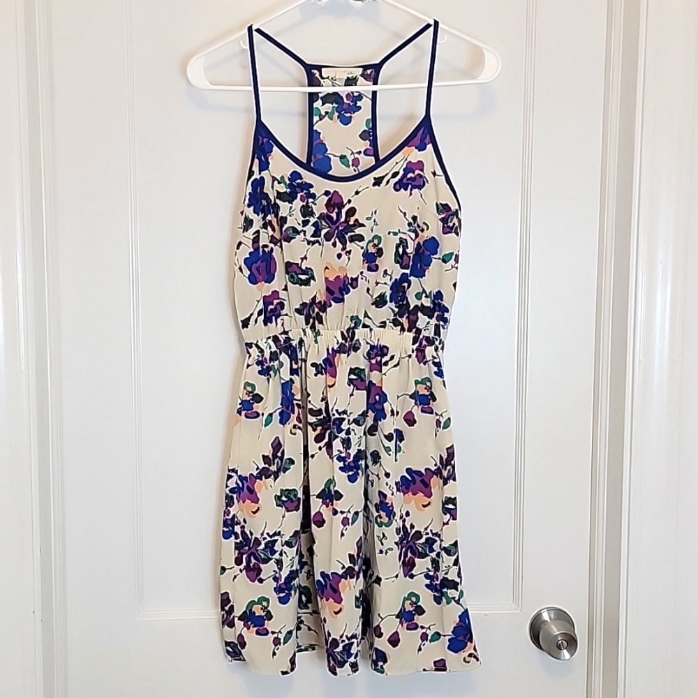 Lush Flowy Floral Summer Dress-Size S